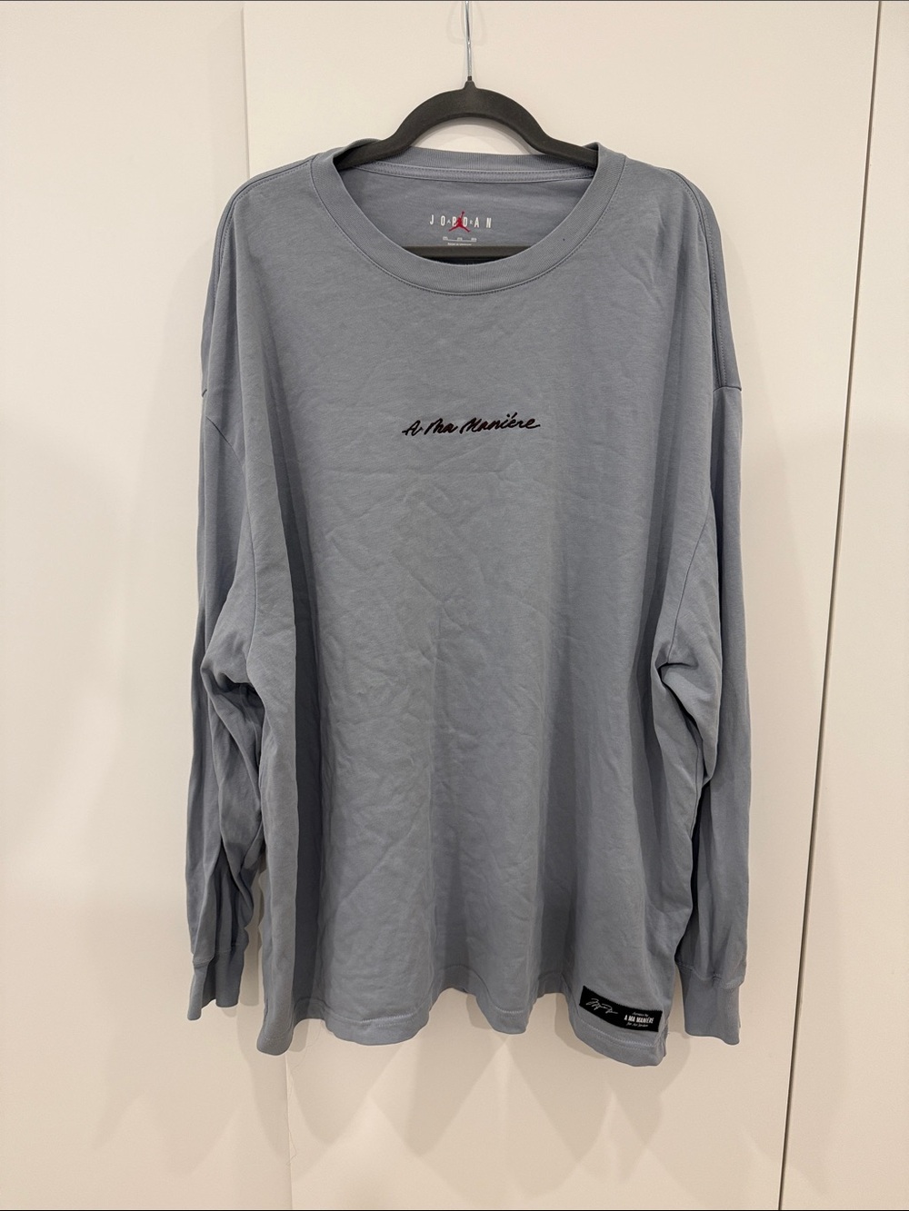 Jordan Long Sleeve Crewneck Shirt - Slate Blue